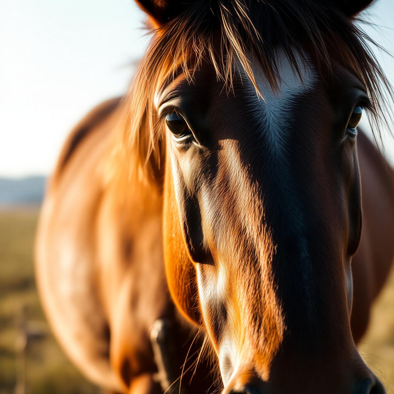 Portrait d'un cheval